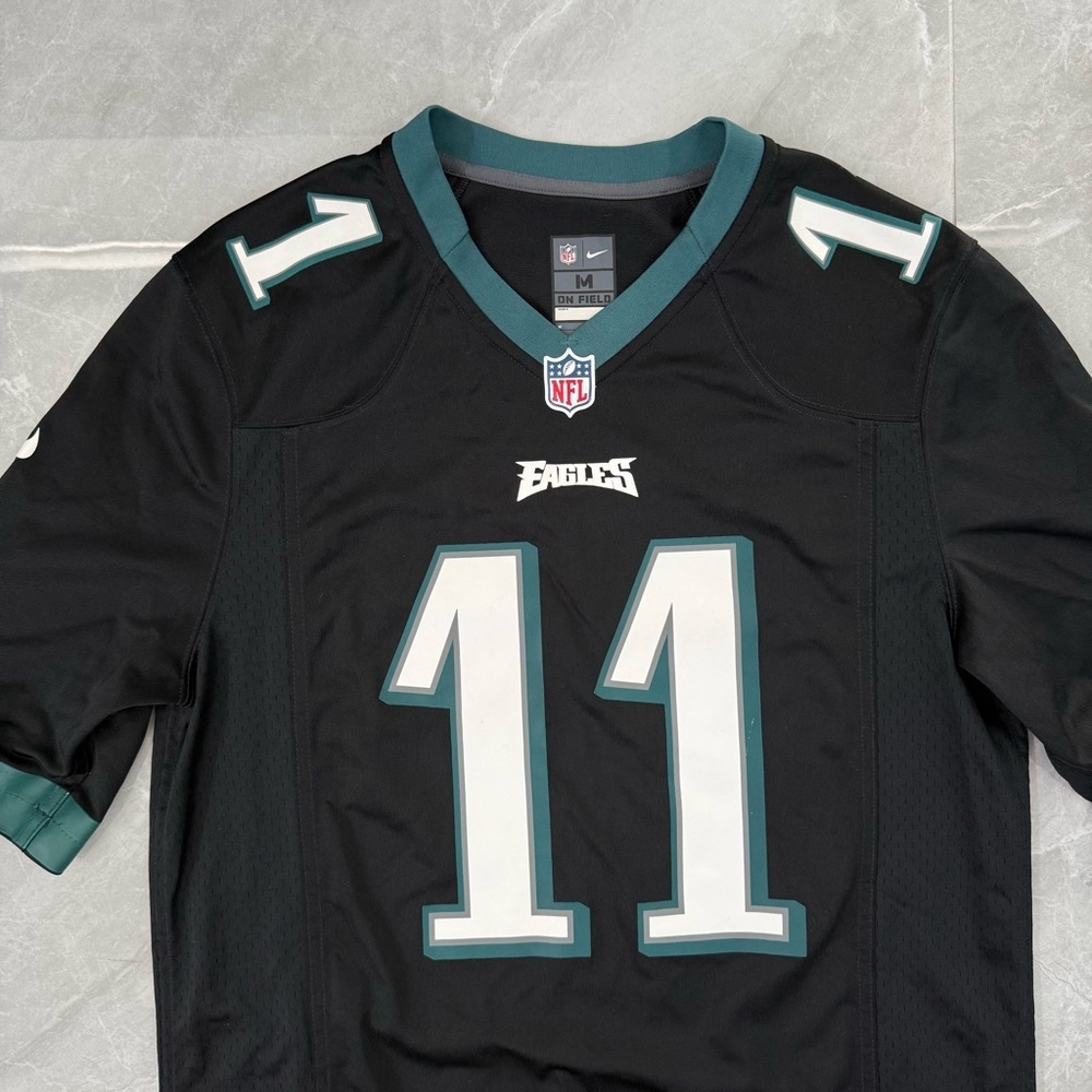 Men’s Nike Carson Wentz #11 NFL Philadelphia Eagles Football Jersey Medium - Picture 4 of 16